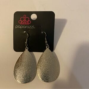 Paparazzi You’re Brilliant!! Silver Earrings NEW